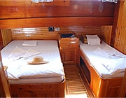 M/S CEMRE, cabins with double and single berth
