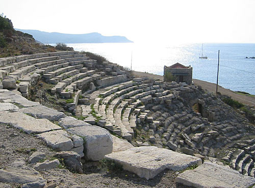 Amphi theatre in Cnidus - Amphi Theater in Knidos