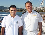 Osman Kaptan and his chef Bayram