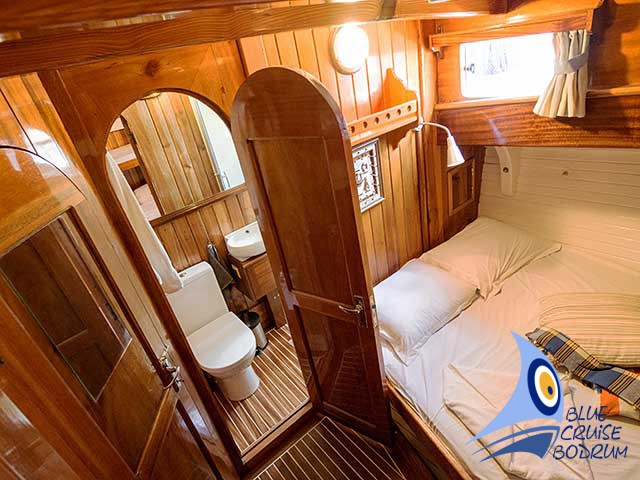 Sailing Gulet yachts - Cabin inside view