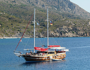 Scuba cruise in Turkey - the
                                    best on a traditional wooden Gulet