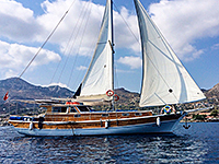 Gulet Yacht M/S IPEK SULTAN sailing