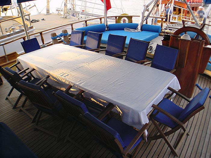 M/S TANYELI - ample space for dinner and gatherings